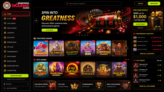wolinak casino Jeu
